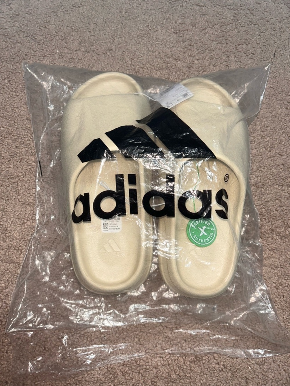 adidas Yeezy Cream Slide Sandals - high comfort